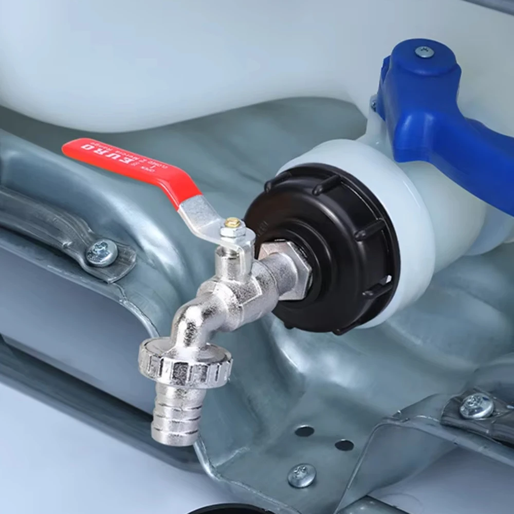 

Соединитель крана резервуара IBC X 1/2 дюйма 3/4 дюйма, адаптер для водяной муфты, 1000 л, сменный фитинг для сада и дома