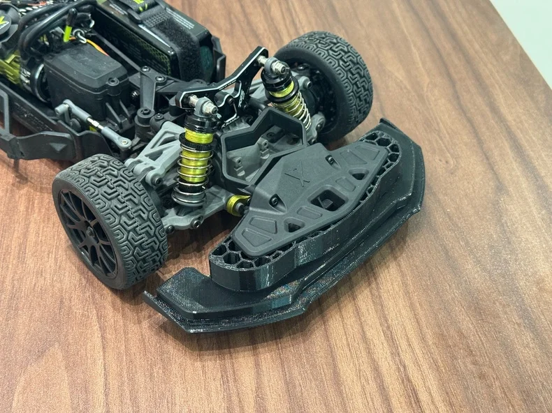 RC Car Front Splitter Anti-collision Bumper For Rlaarlo XTS-S10 3D Printed Flexible TPU Material Mod Decor Upgrade Spare Parts