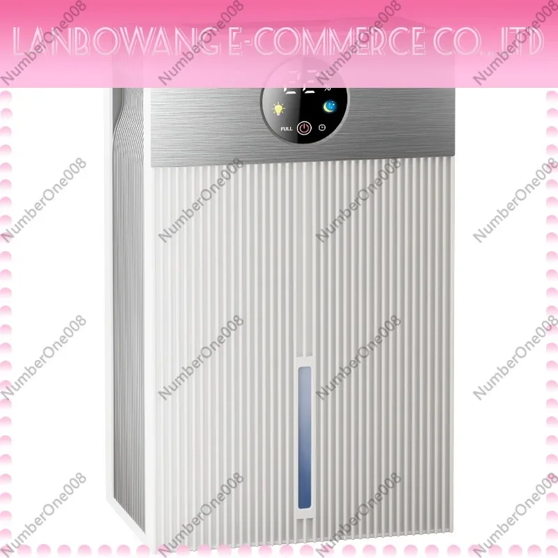Quiet Dehumidifier for Home Bedroom, Small Portable Basement Air Dehumidifier with Purifier, Household Moisture Absorber