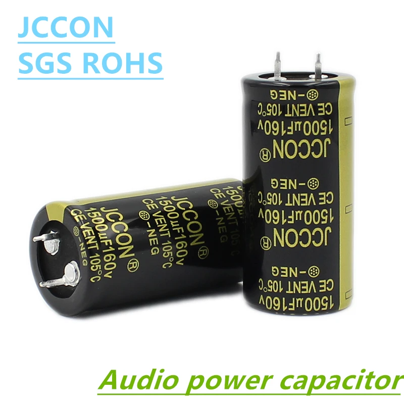 

Алюминиевый конденсатор JCCON, 1 шт., 160 в 1500 мкФ 25x50 160 в 2200 мкФ 30x60, подходит для микроволновой печи