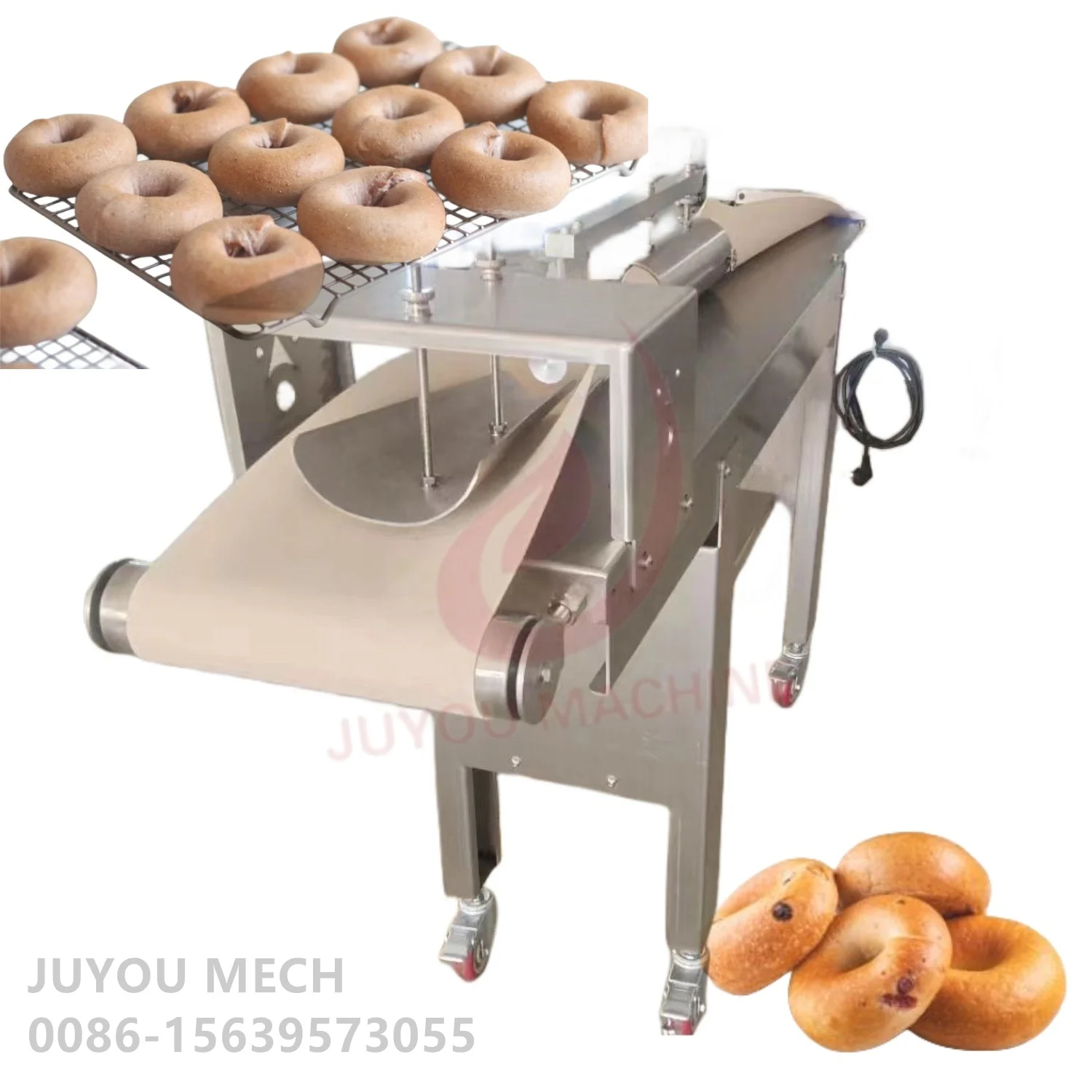 

Commercial Fully Automatic Bagels Doughnut Forming Machines Donut Making Machine Bagel Molding Machine