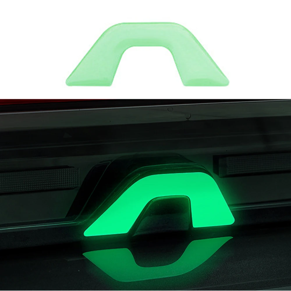 For Li LiXiang L7 2023 2024 2025 Rear Trunk Luminous Sticker Rear Trunk Warning Reminder Reflective Fluorescent Switch Sticker