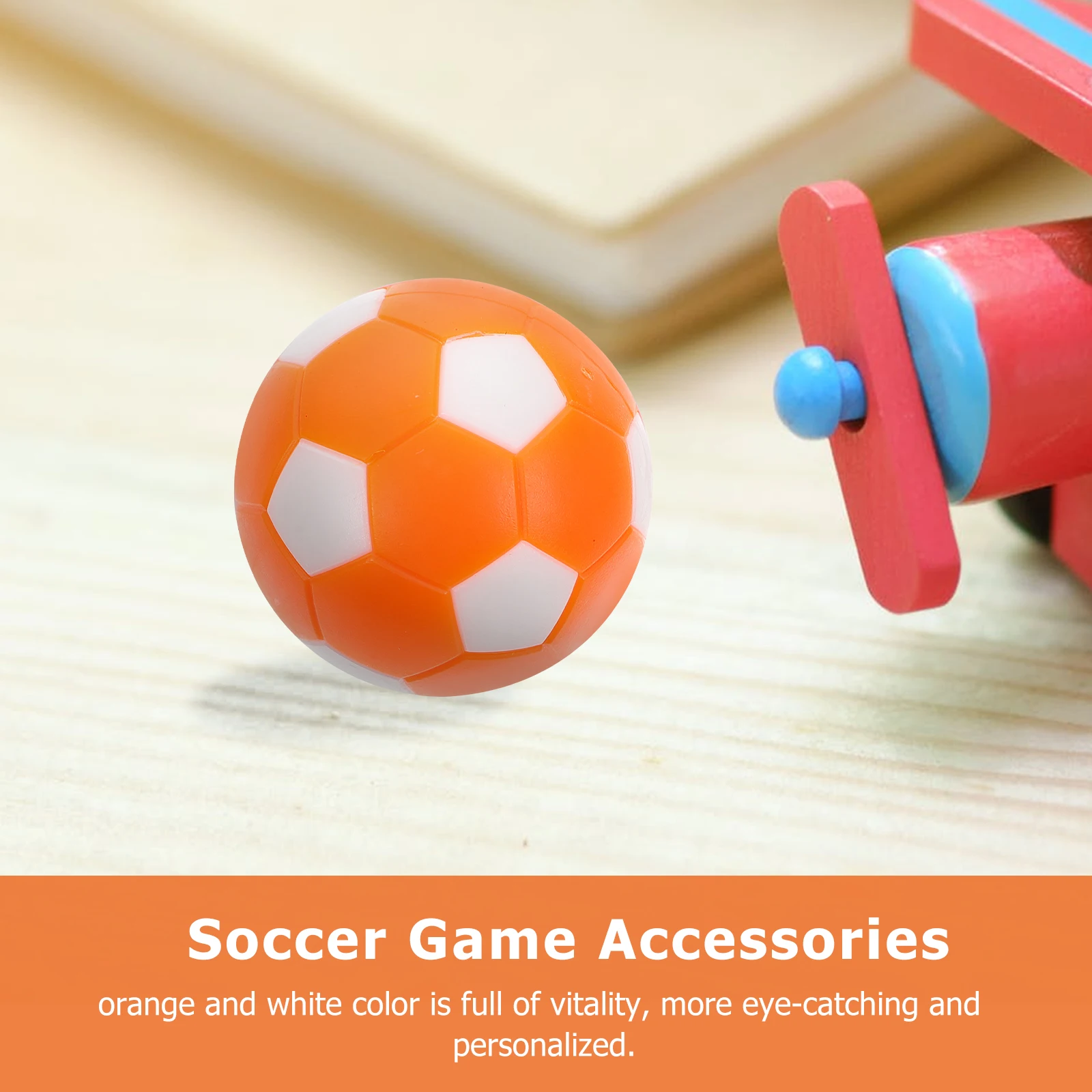 

15pcs Football Machine Accessories Table Replacement Plastic Balls Desktop Foosball Soccer Tabletop Footballs Mini Soccer Balls