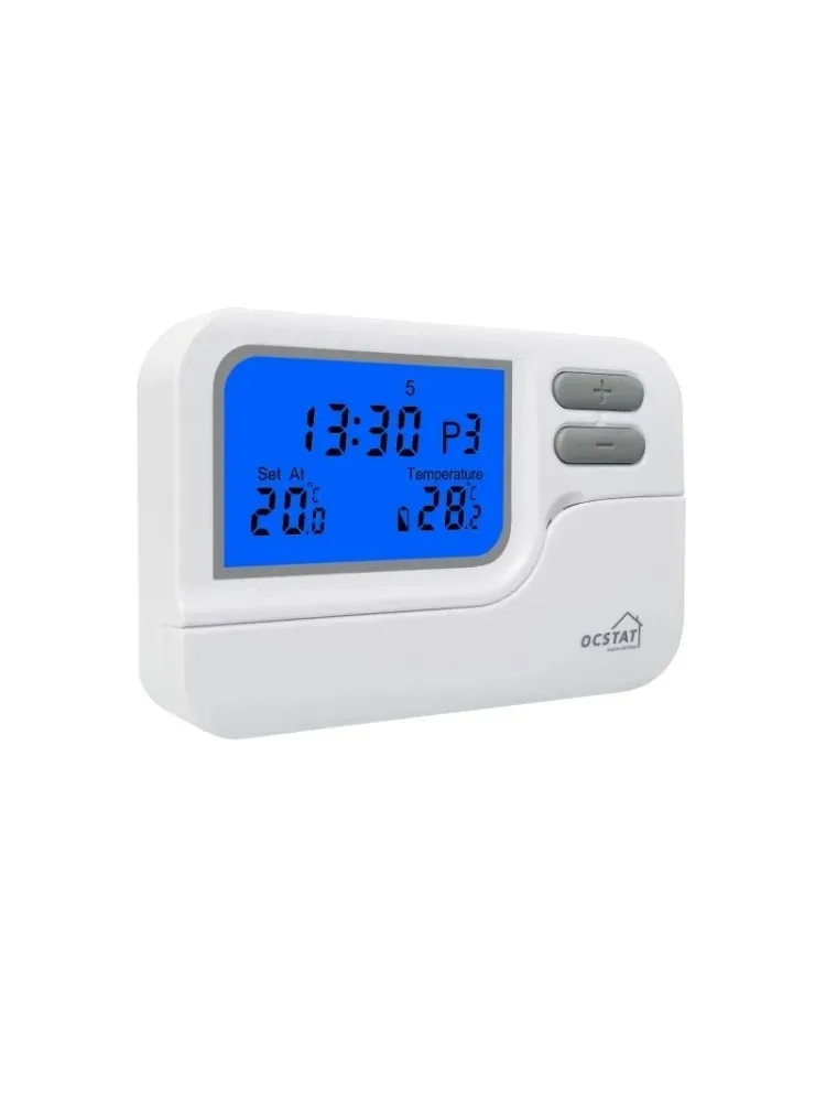 Electronic 7 Day Programmable Wireless 230V Heating RF Thermostat for Boiler