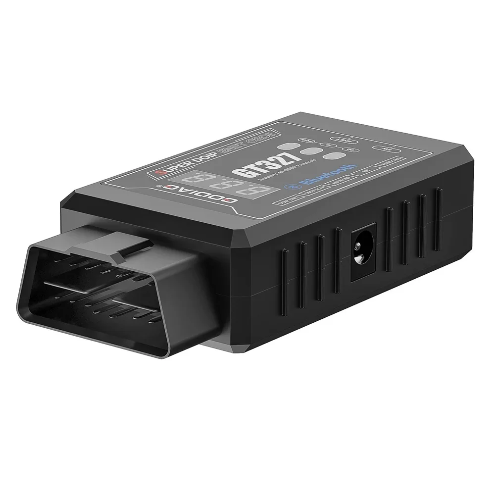 GODIAG GT327 SUPER DOIP ENET OBD2 ELM327v1.5 Bluetooth 4.0 OBD II Scanner for iOS/Android/Windows Support Voltage Display