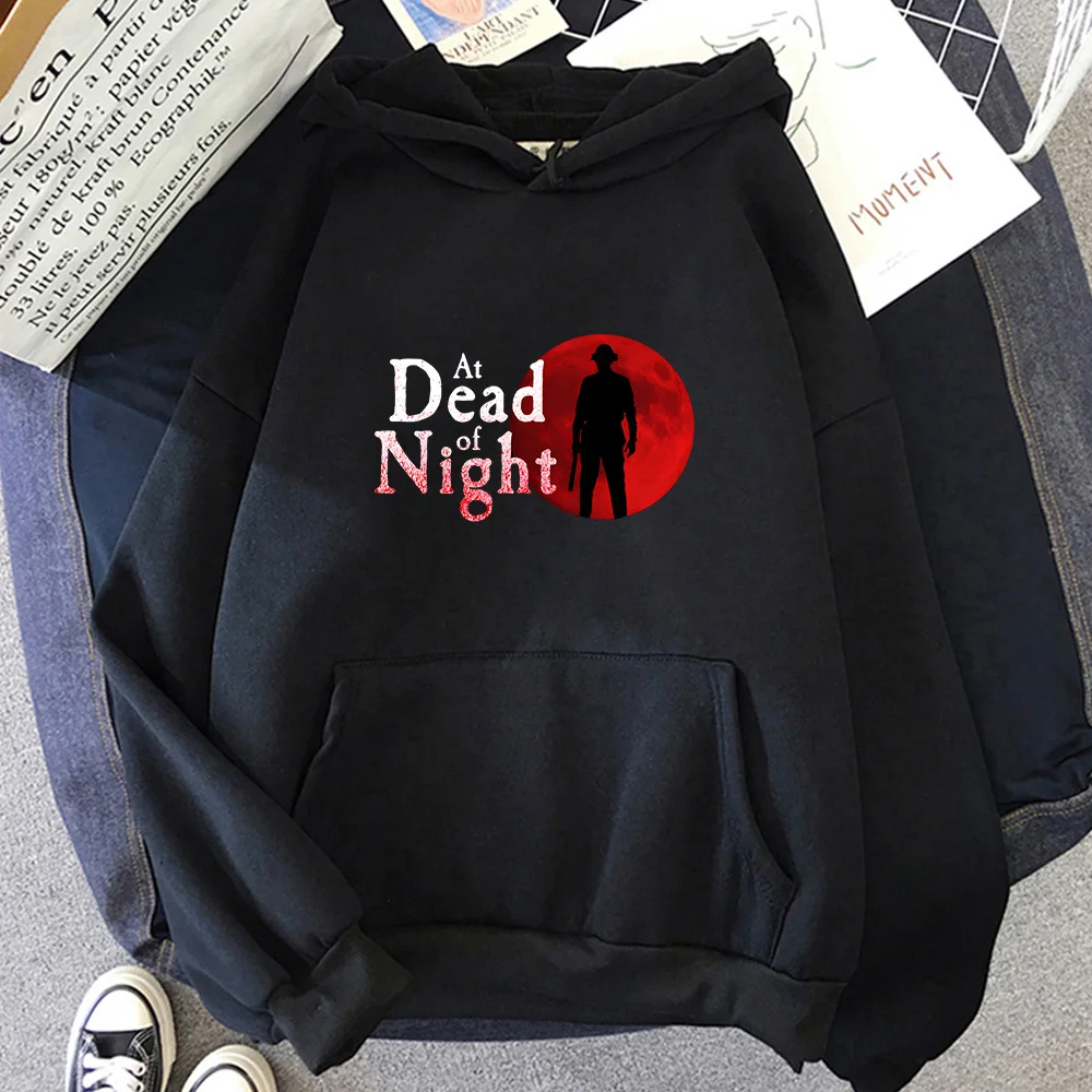 

Мужская/женская уличная Толстовка At Dead of Night, зимние толстовки, удобная флисовая одежда, пуловер оверсайз с круглым вырезом