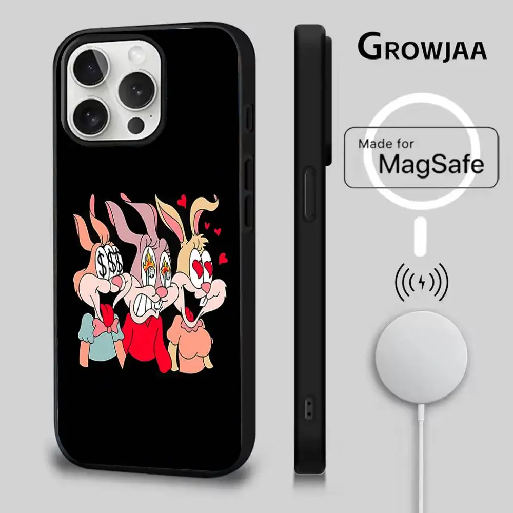 Funda de teléfono Rapper D-Drake para iPhone 17,16,15,14,13,12,11,Pro,Max,Plus,Mini,SE4,E, carga inalámbrica Magsafe magnética