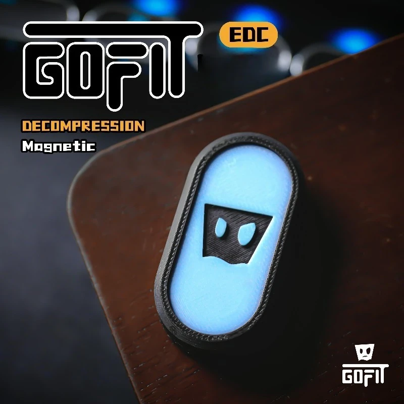 GOFIT EDC NANO 3D imprimé Segment Dense bout des doigts carte poussoir jouet de décompression