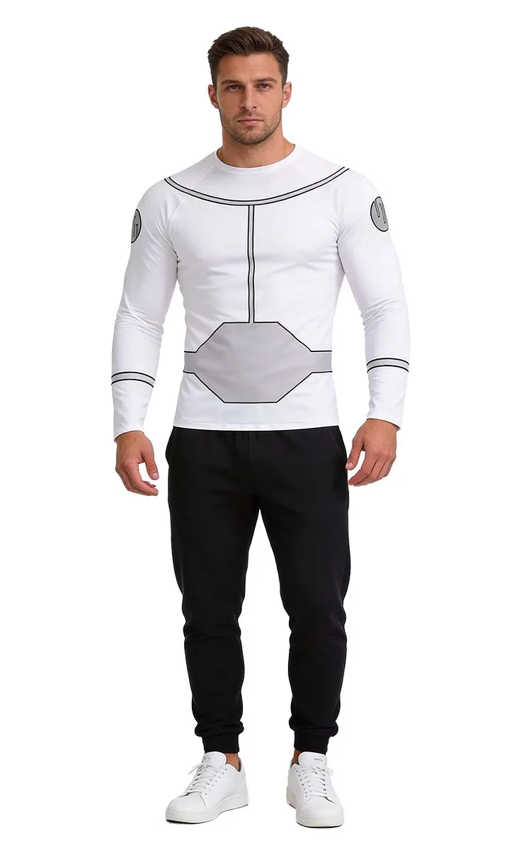 Viltrumite Kompressionsshirt Invincible Cosplay Rash Guard Tauch-T-Shirt BJJ Boxen MMA Bademode Herren Rashguards Gym Top Kleidung – Detail 4
