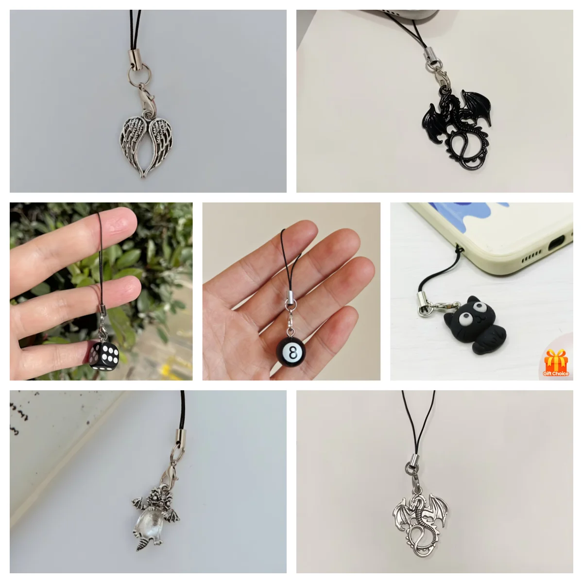 

13 видов мужских ремешков для телефонов, модные и стильные мужские ремешки для телефонов, персонализированные мужские аксессуары, различные стили ремешков для телефонов с кубиками восьмигранных игральных костей, подвески-брелоки.