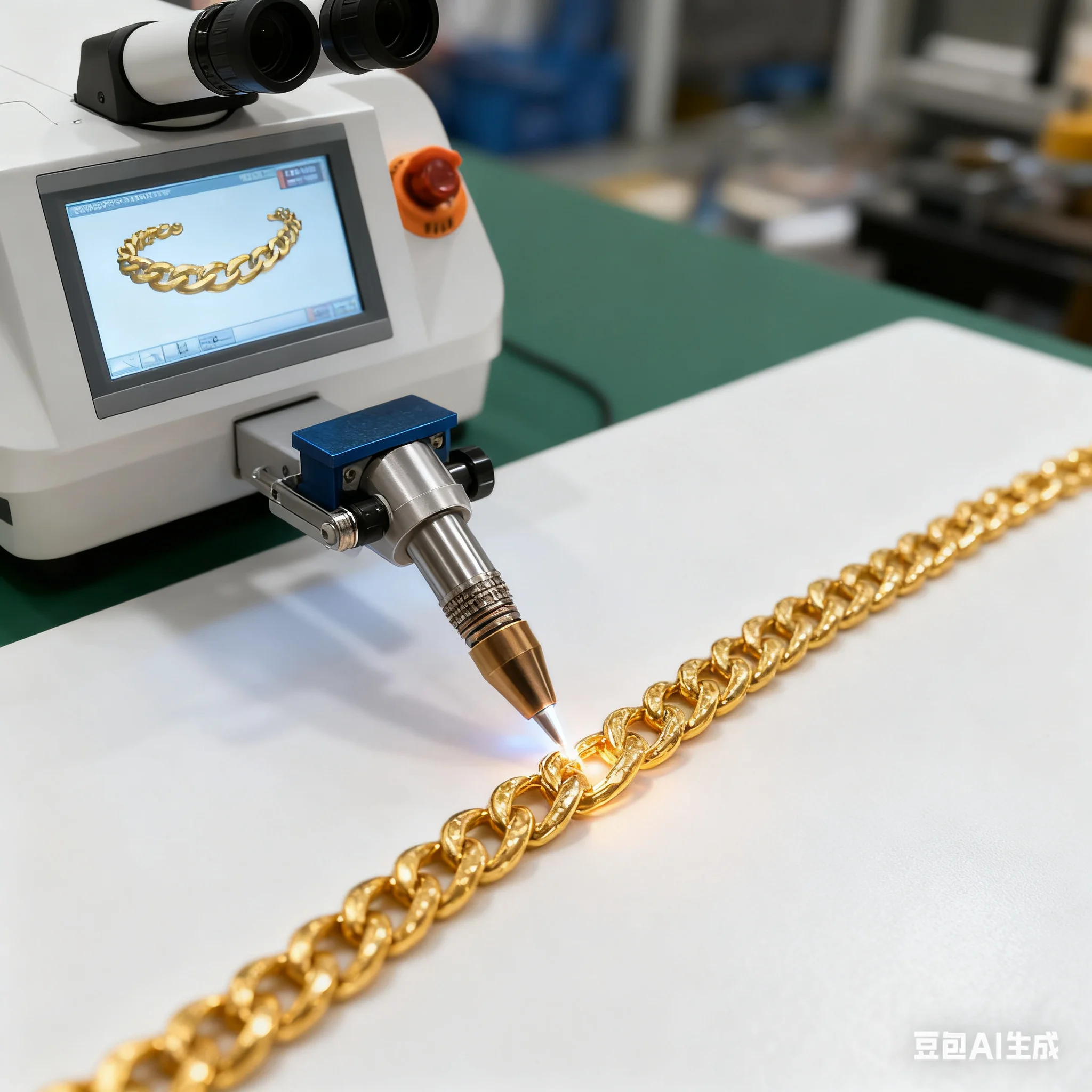 Spot laser gold silver titanium copper welder 100w 200w for bracelet watch glasses with CCD monitor easy to operate small size