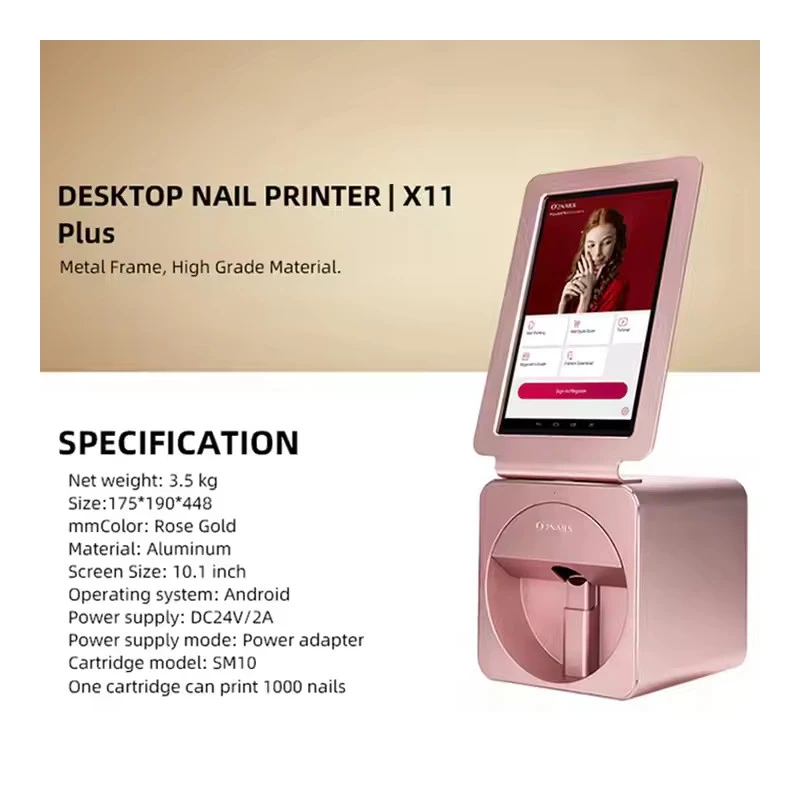 NYProfessional Automatische Nagelkunst-Malmaschine O2NAILS Original Integrierter Nageldrucker