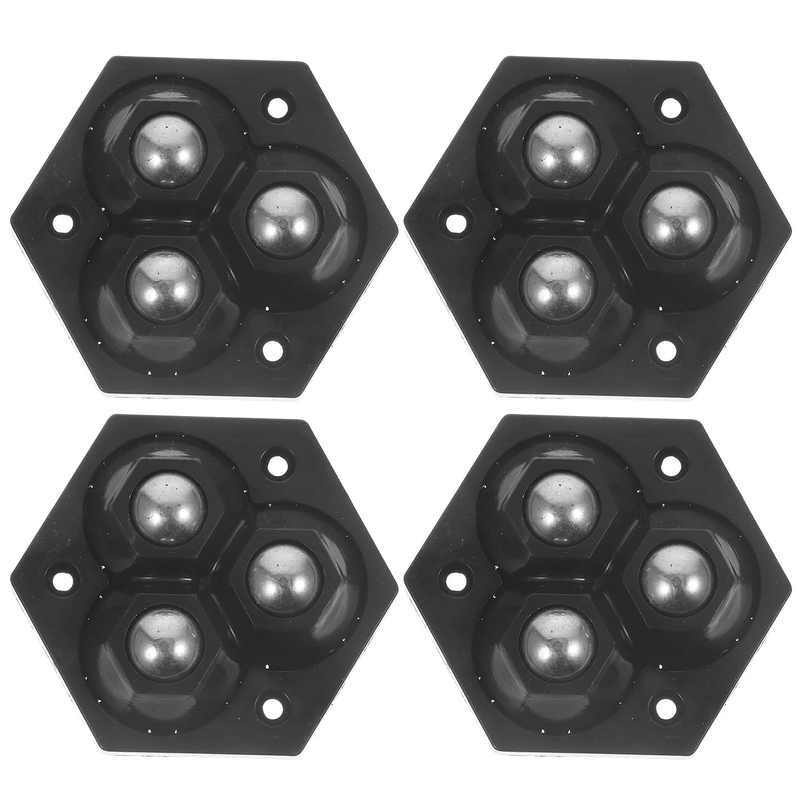 Roda universal para lixeira, rodízios de eletrodomésticos, roda para pequenos eletrodomésticos, adesivo elétrico, ABS Mini, acessórios para casa, 4 pcs