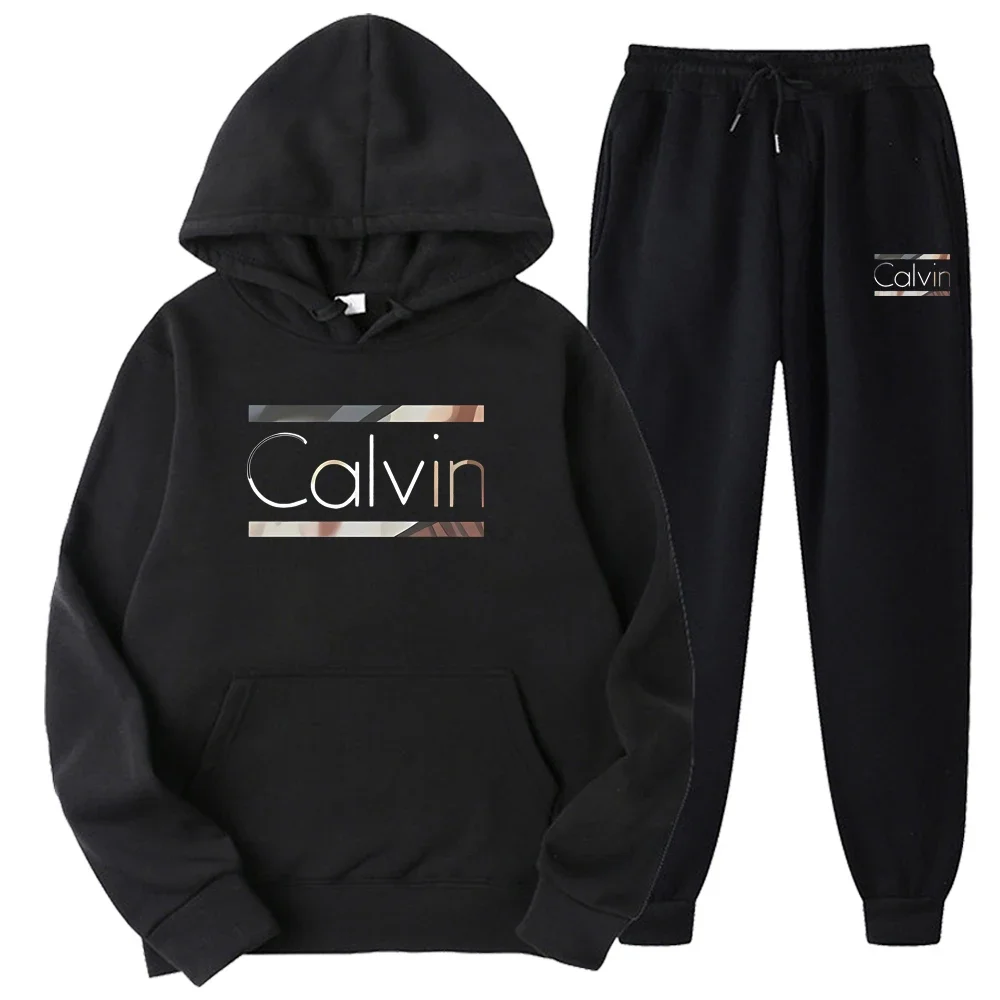 

Мужской комплект спортивной одежды из 2 предметов: толстовка с капюшоном и брюки на молнии, спортивная одежда для бега, мужская толстовка с капюшоном, осенняя спортивная одежда унисекс