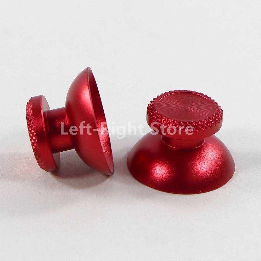1set Mushroom Aluminum Metal Joystick Grip Cap Analog Thumb Stick Cover For PS5 Gamepad Controller Thumbstick Replacement