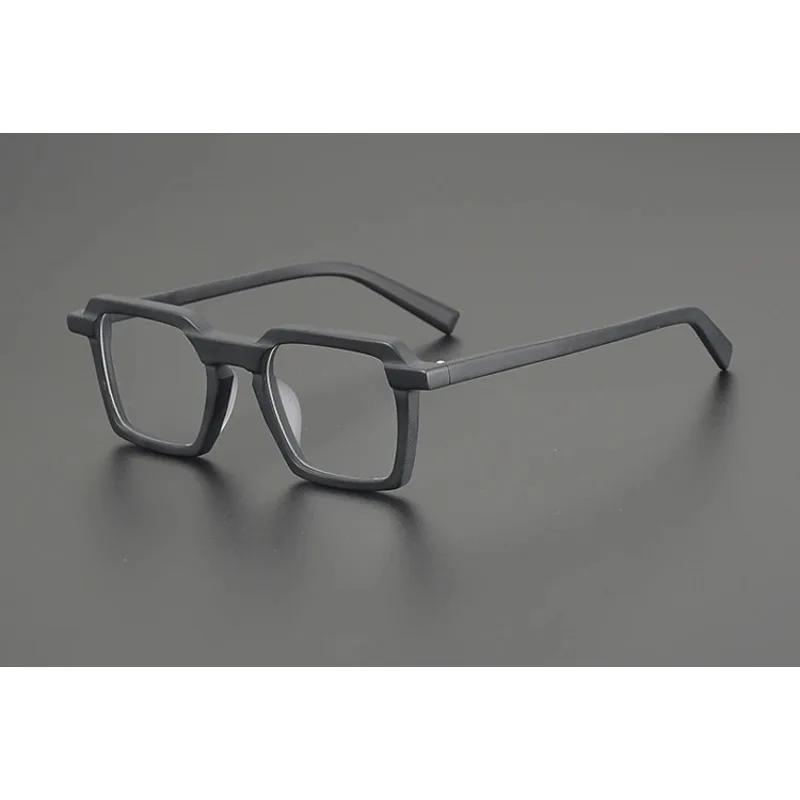 

2025 Niche Color-Blocked Square Glasses - Handmade High-Quality Optical Reading Glasses with Prescription Support for Men Women