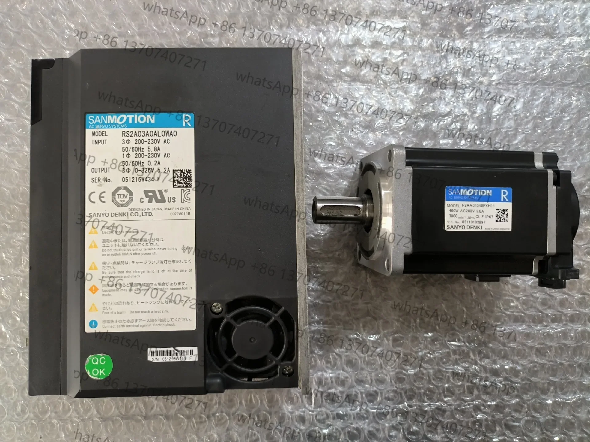 Penggerak Servo RS2A03A0AL0WA0 R2AA06040FXH11 untuk Sanyo