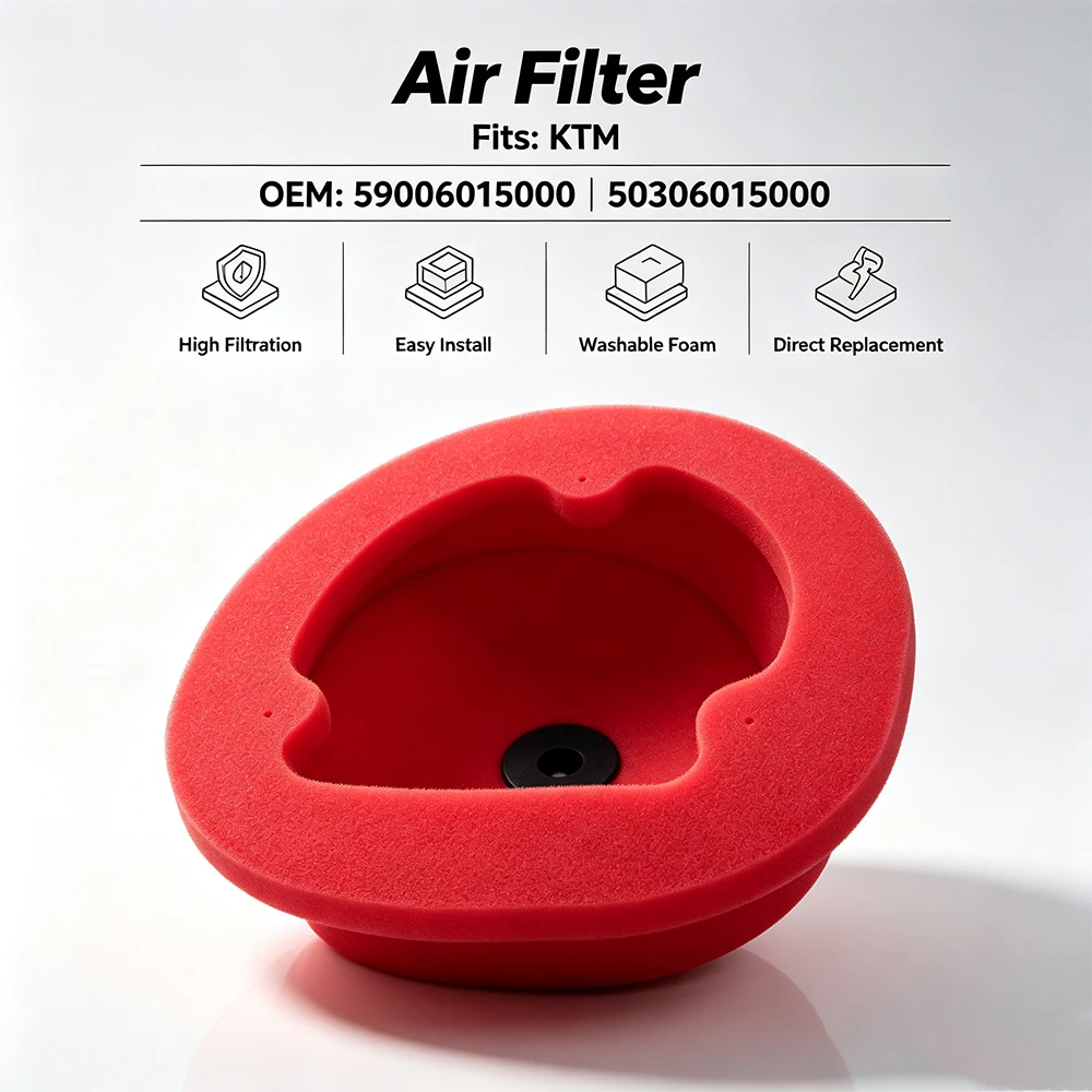 Motorcycle Air Filter Is Suitable for KTM 85 105 125 200 250 300 400 450 520 525 540 560 SX XC MXC EXC EGS SXF SXS XCF XCW SMR