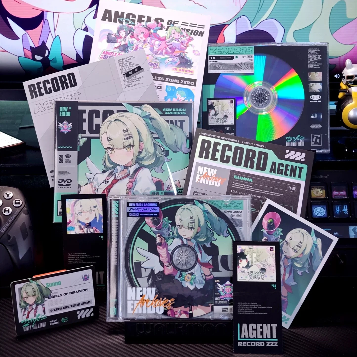 Zenless Zone Zero Morishima Yuka Música CD Sunna OST Álbum Disco de Música Cosplay Historia Imagen DVD Bandas Sonoras Caja Música de Fiesta