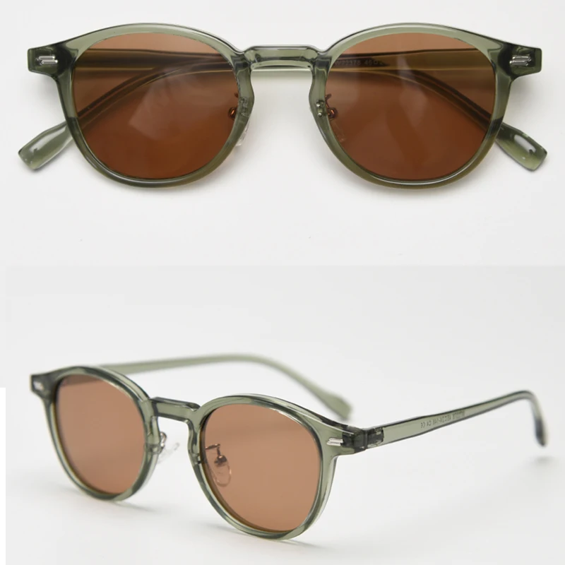Kachawoo Damen-Sonnenbrille, rund, polarisiert, blau, grau, schwarz, Retro-Sonnenbrille, Herren-Accessoires, leichter TR90-Rahmen, Geburtstagsgeschenk – Detail 10