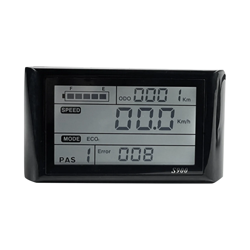 LCD S900 Display Control Panel 5 Pin SM Waterproof Pulg Match JN Controller 24V36V48V for Electric Bike Replacement Kit