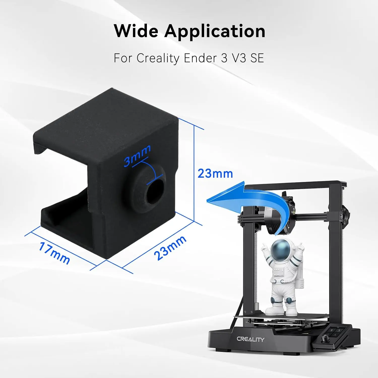 6pcs Silicone Socks Cover 300°C High Temperature F Creality Ender 3 V3 SE, Ender 5 S1, Ender 7 3D Printer Replacement Parts