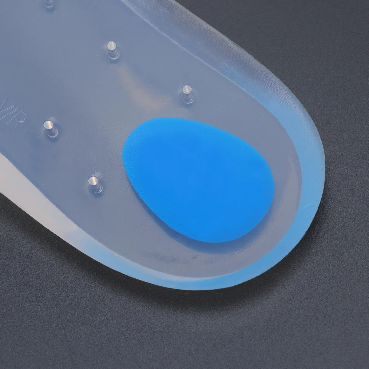 Pair Breathable Silicone Insoles Size 44 Shoe Inserts Arch Support Heel Cushion Foot Pads for Relieving Plantar Fasciitis Pain