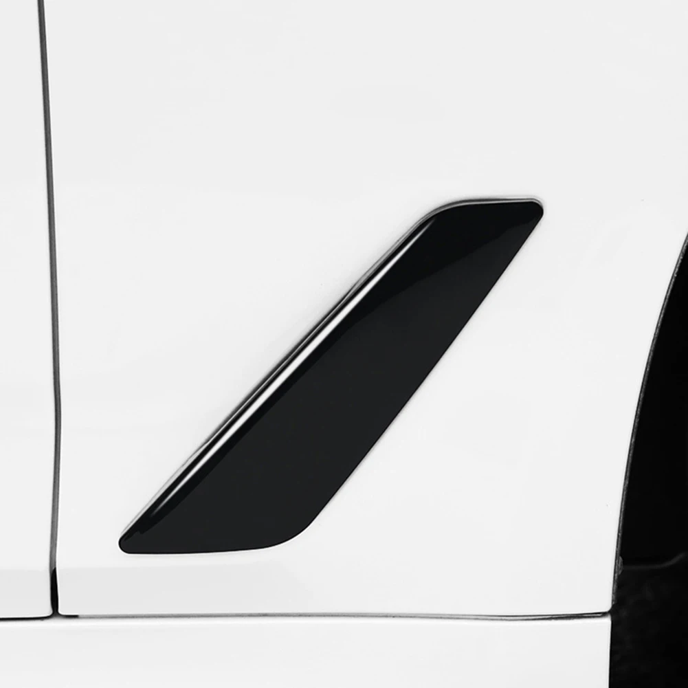 1 زوج الجانب الجناح تدفق الهواء غطاء الكسوة لسيارات BMW 5 سلسلة G30 G31 2018-2023 التصميم الجانب الجناح ديكور هود-AS55