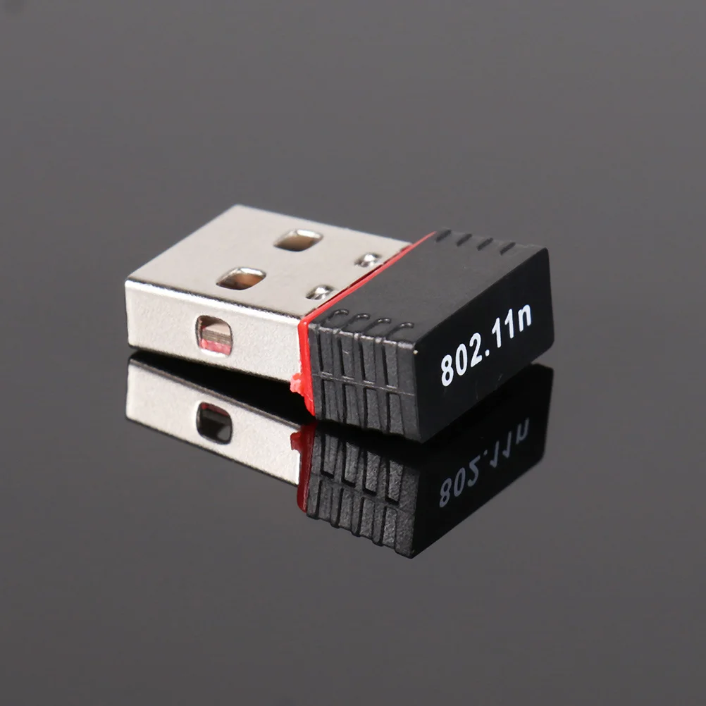 

5pc Mini Usb Wifi Adapter 150M Wireless Network Card Long Range Signal Penetration Plug Play Dongle For Pc Laptop Computer