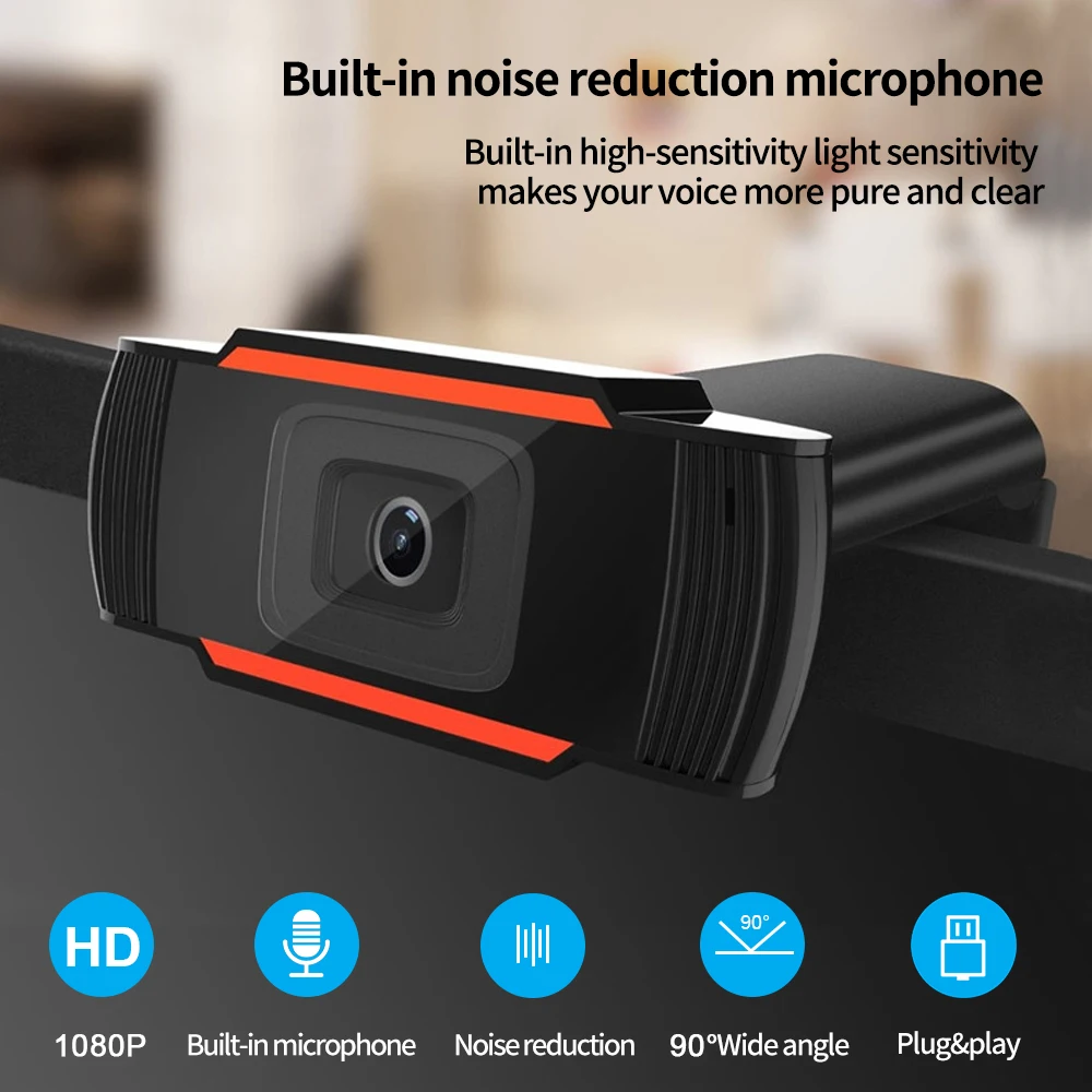 1080P 720P 480P Webcam With Microphone HD USB Web Camera For PC Computer Live Streaming Computer Camera Webcam