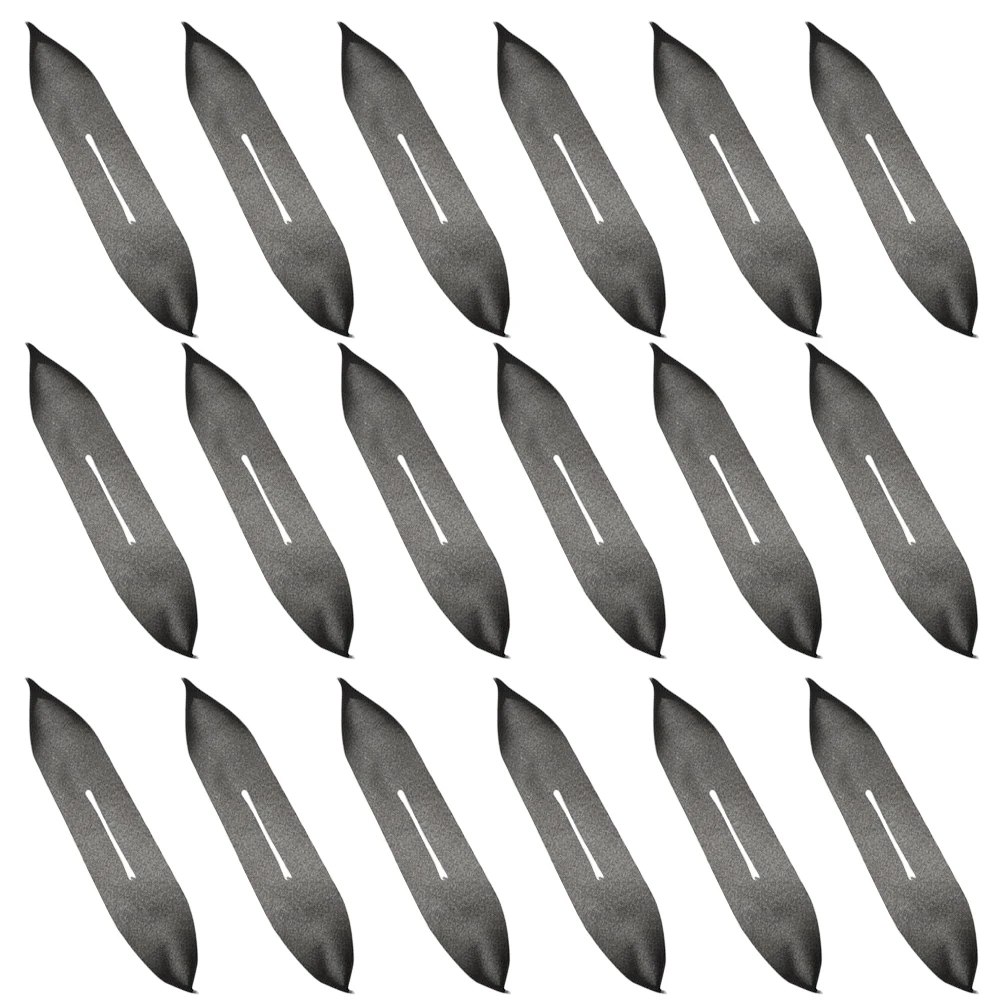 

50 Pcs Anti-slip Sponge Covers Hanger Protectors Clothes Foam Shoulder Covers for Hanging 35x8x0.3cm White No Marks No Scratches