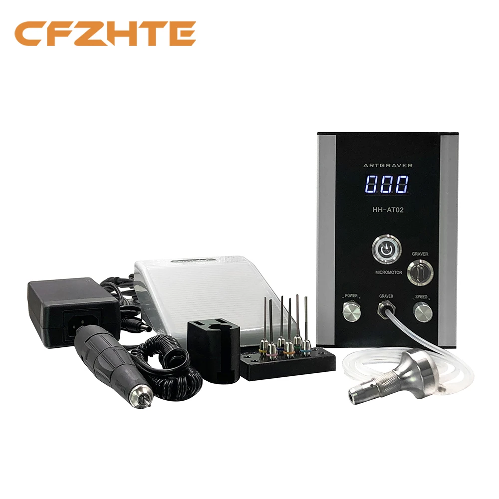 AT02 Art Engraving Machine, No Need Air Compressor Graver Grinding Machine, High Speed