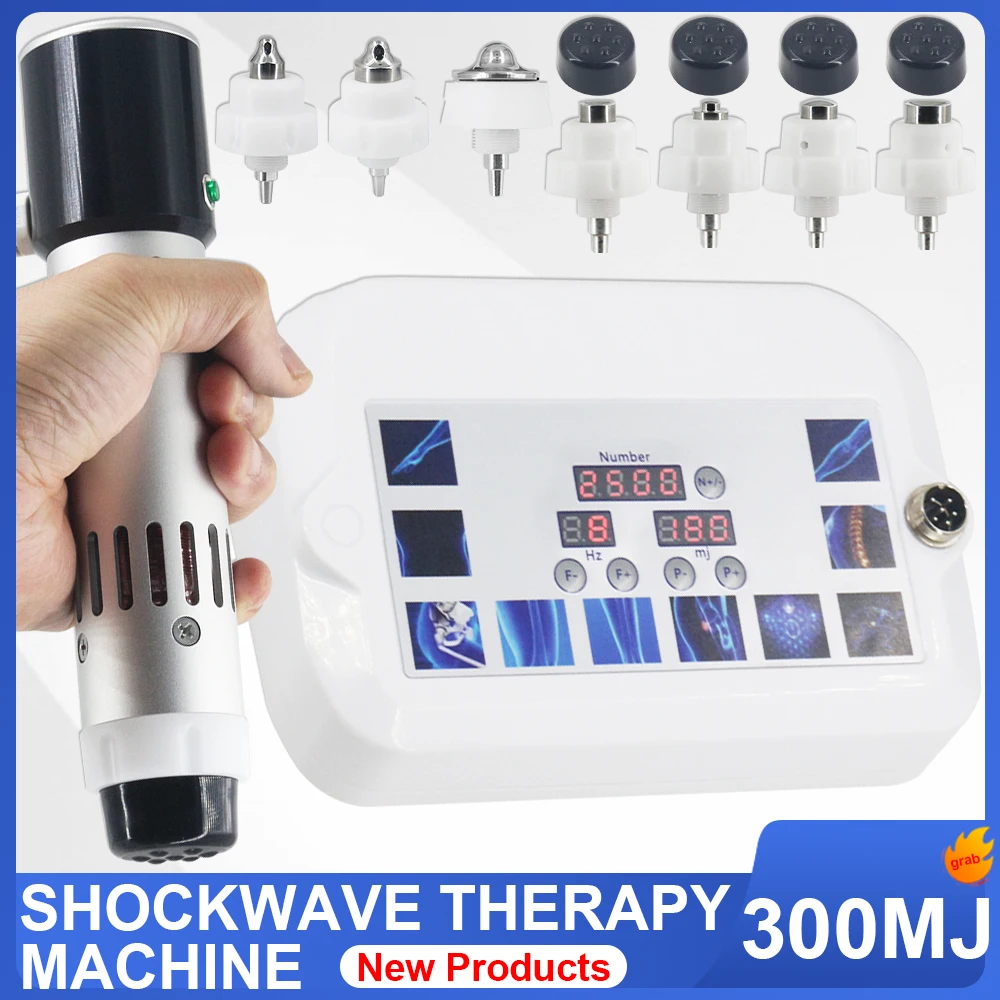 

Newest Shockwave Therapy Machine For Effective ED Treatment And Arm Pain Relief Portable 300MJ Professional Shock Wave Massager