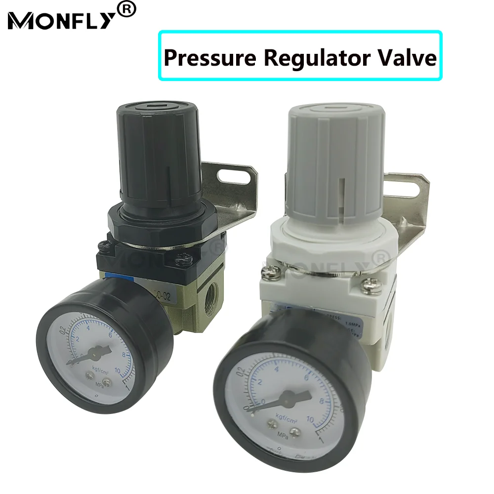 

Pneumatic Valve Pressure Regulator 1/4" 3/8" 1/2" 3/4" Compressed Air Compressor Pressure Regulator AR2000 AR3000 AR4000 AR5000