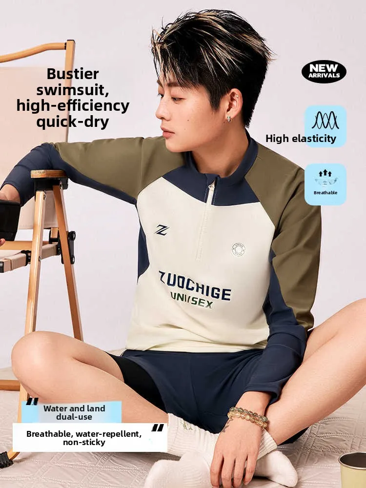 zouchi-song-–-maillot-de-bain-de-sport-grande-taille-amincissant-sechage-rapide-tenue-d'entrainement-separee-pour-la-natation-et-les-vacances-en-eaux-chaudes