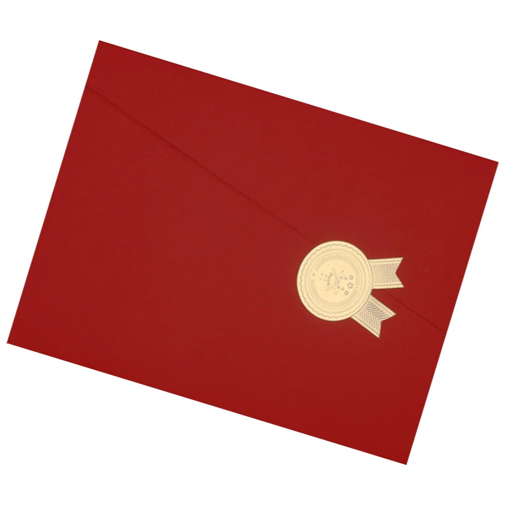 Honor Certificate Shell Paper Folder Envelope Decorative Cover Book Case Diploma