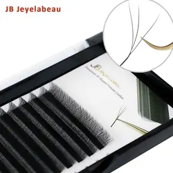 3D W Shape Lashes Extensions Professional Silk W Style Wire Eyelash C D M L 0.07/0.10mm 12 Rows Make-up Lash Extention Supplies