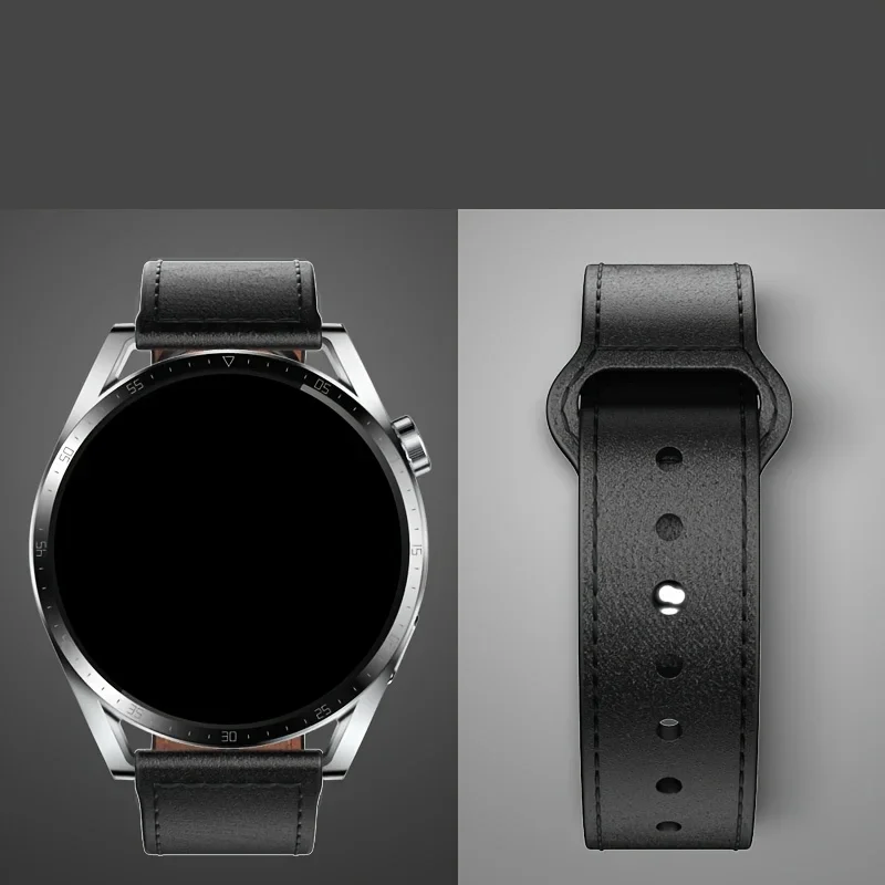 Leather bracelet For Samsung Galaxy watch 7/6/5/pro/4/Classic/Active 2 20mm 22mm watch strap correa huawei watch gt 4-3 pro band