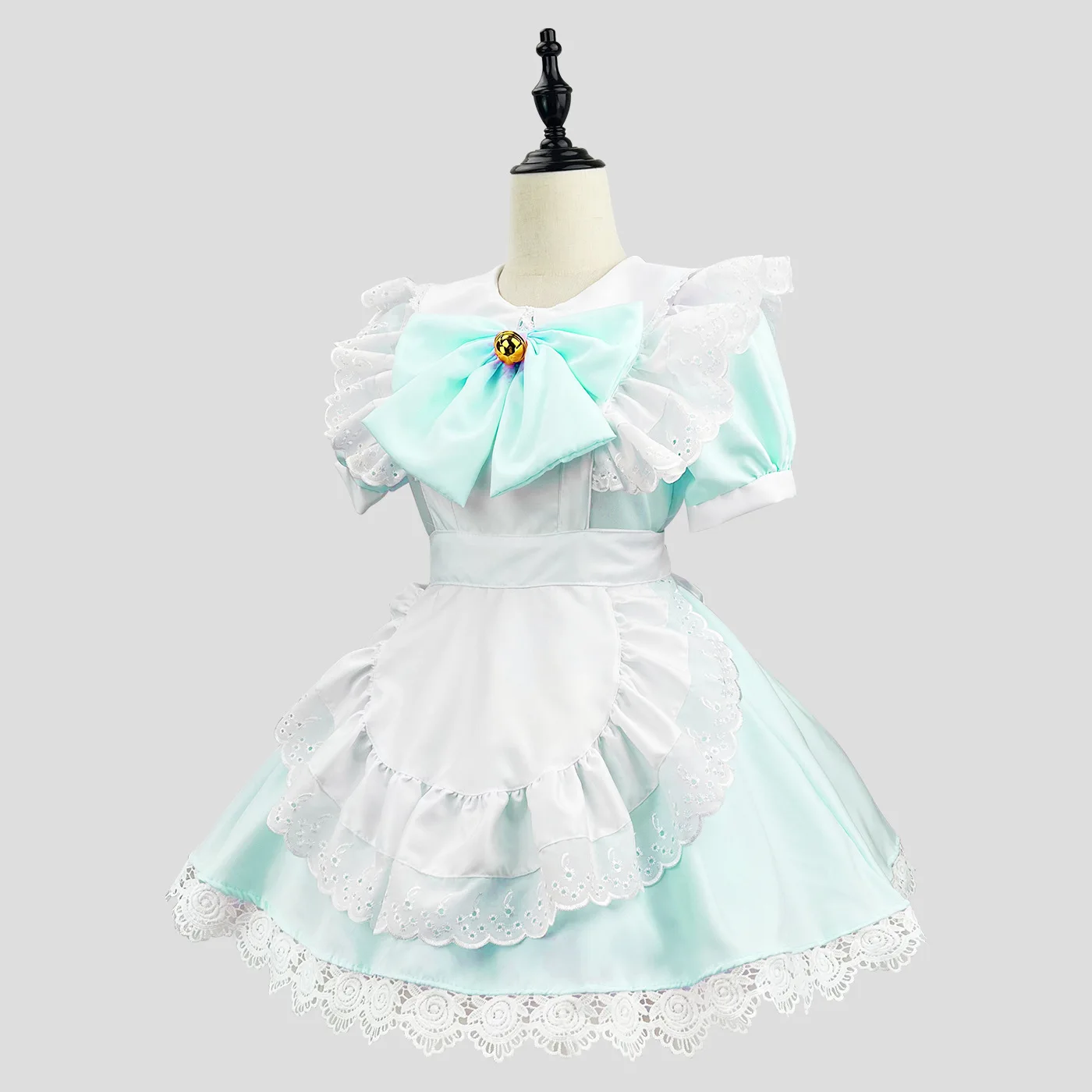 Witte Kanten Lolita Pak Jurk Japanse Anime Meid Cosplay Kostuum Halloween Partij Ober Uniform Dienaar Vrouwen Roze Jurk Pakken