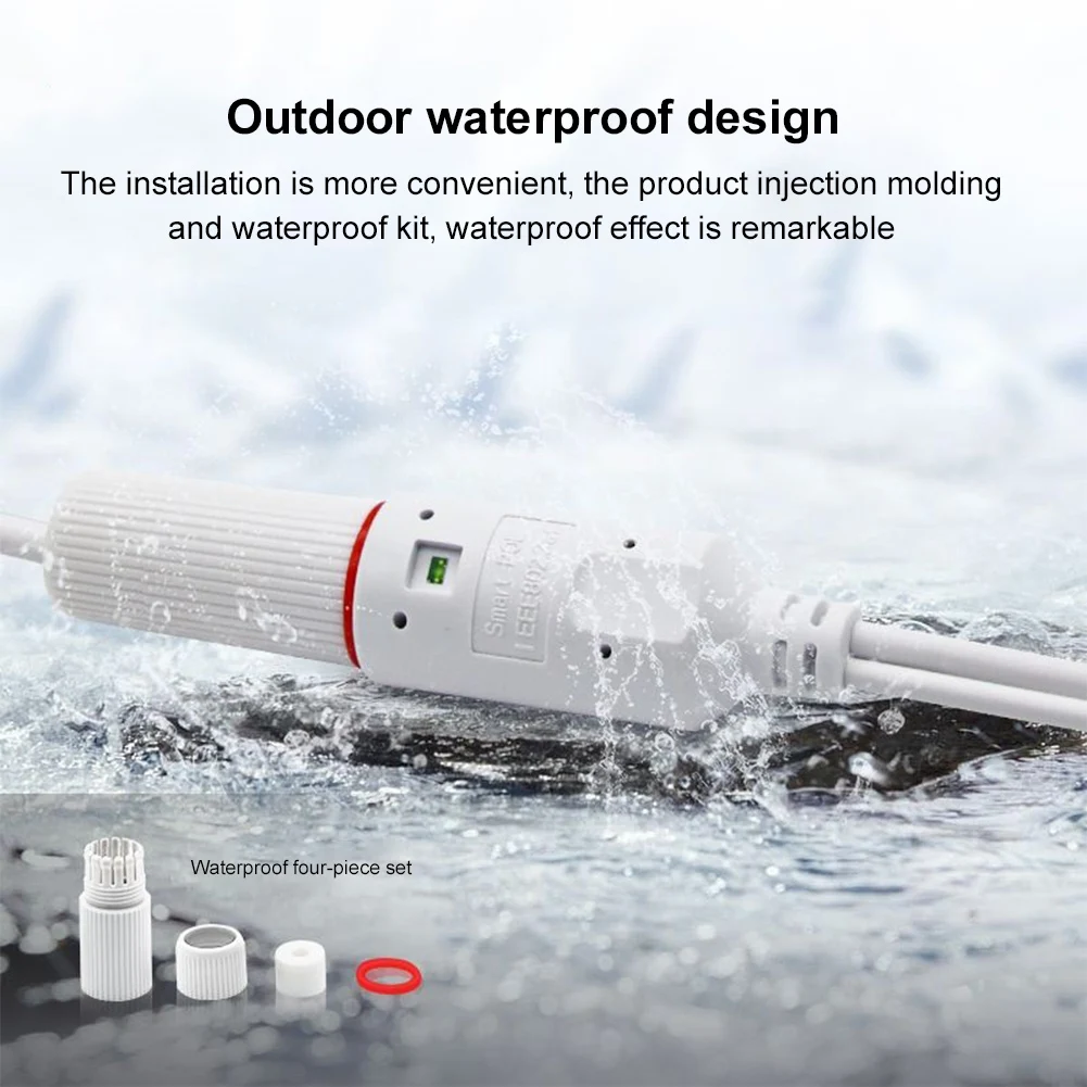 48V To 12V POE Spliter Waterproof Supply Module Injector Extender IEEE802.3af/at Compliant Ethernet Adapter Cable for IP Camera