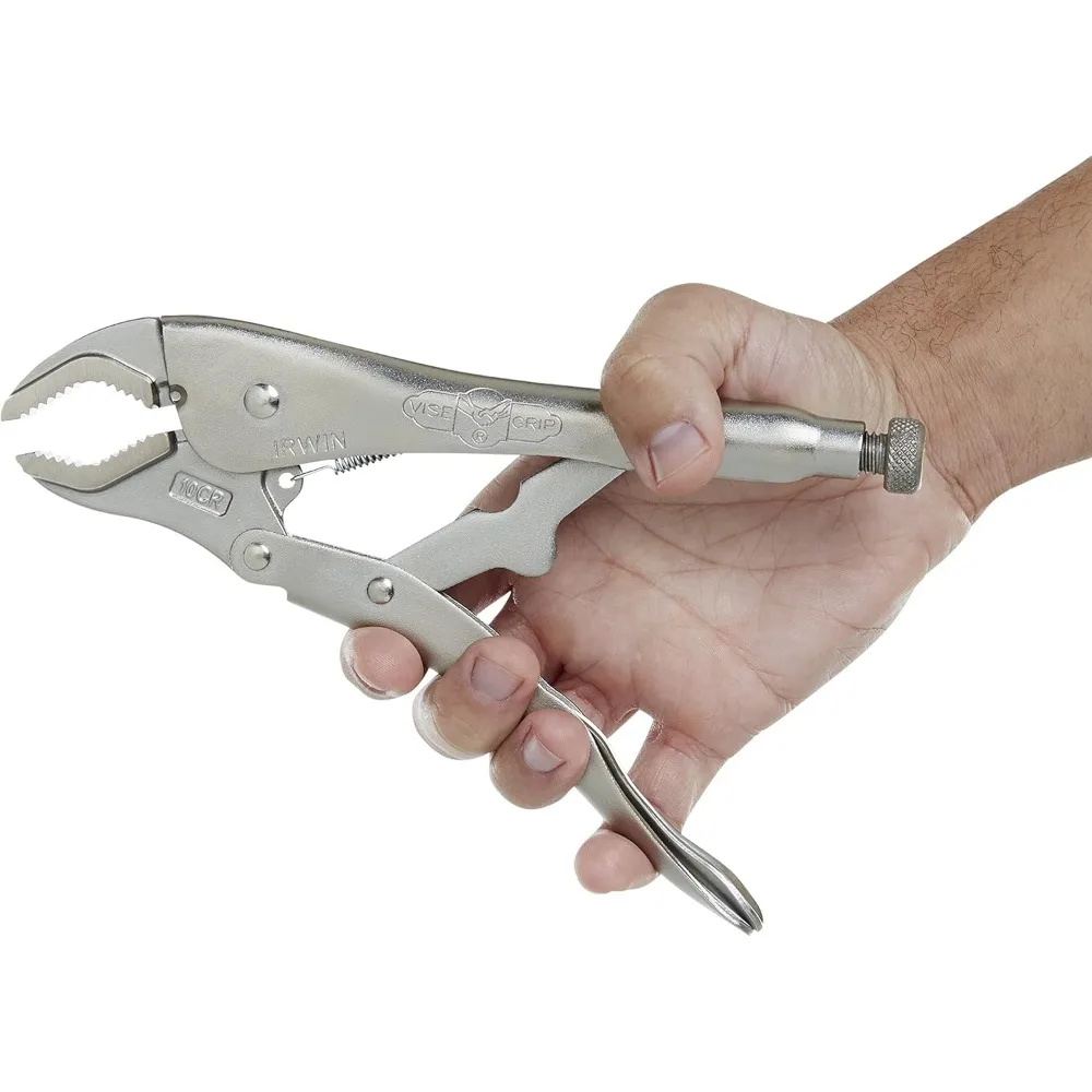 مجموعة أدوات قفل مكونة من 10 قطع مع صينية، نمط قبضة ملزمة أصلية، مجموعة أدوات يدوية شاملة للاستخدام الاحترافي