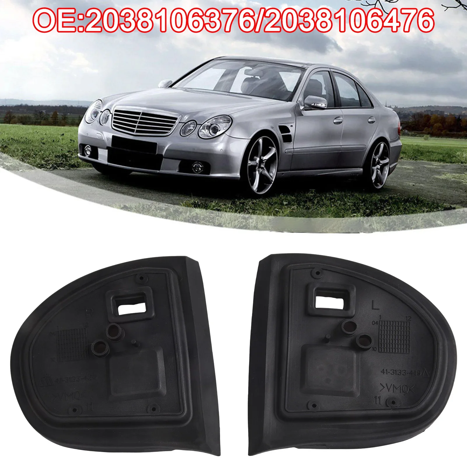 

Уплотнители для автомобильных зеркал, прокладки для наружных зеркал, простая установка, ручная регулировка складывания, идеально подходят для Mercedes C-Class