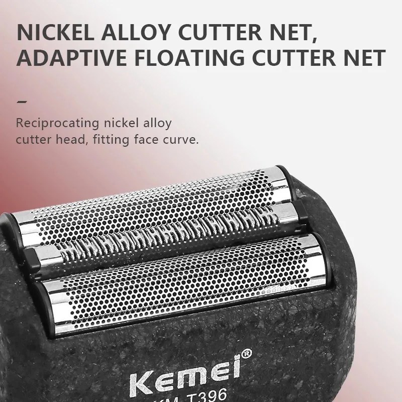 Kemei Electric Barber Reciprocating Razor Men Cordless Rechargeable Foil Shaver Beard Bald Head Hair Shaving Machine Close Shave