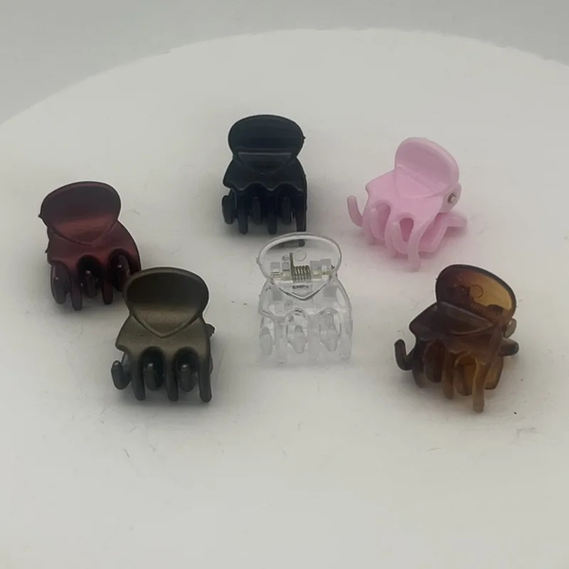 12 teile/satz süße kleine Haar Krallen clips für Mädchen Mini Haars pange Klaue Kinder Haar Krabben Dame Kinder Haarnadeln Prinzessin Haarschmuck – Detail 2