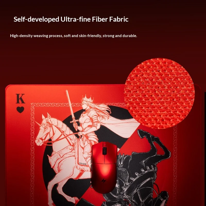 Atk Gear Battle Rider Mouse Pad Original Artwork Non-Slip Poron Base For Fps Valorant Competitive Gamers