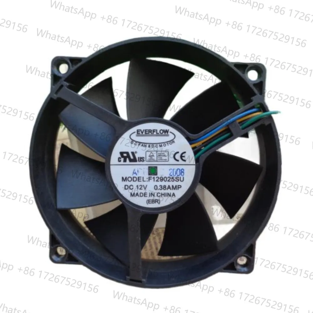 F129025SU Original For Everflow 9025 12V 0.38A Four-Wire Speed Fan CPU Fan