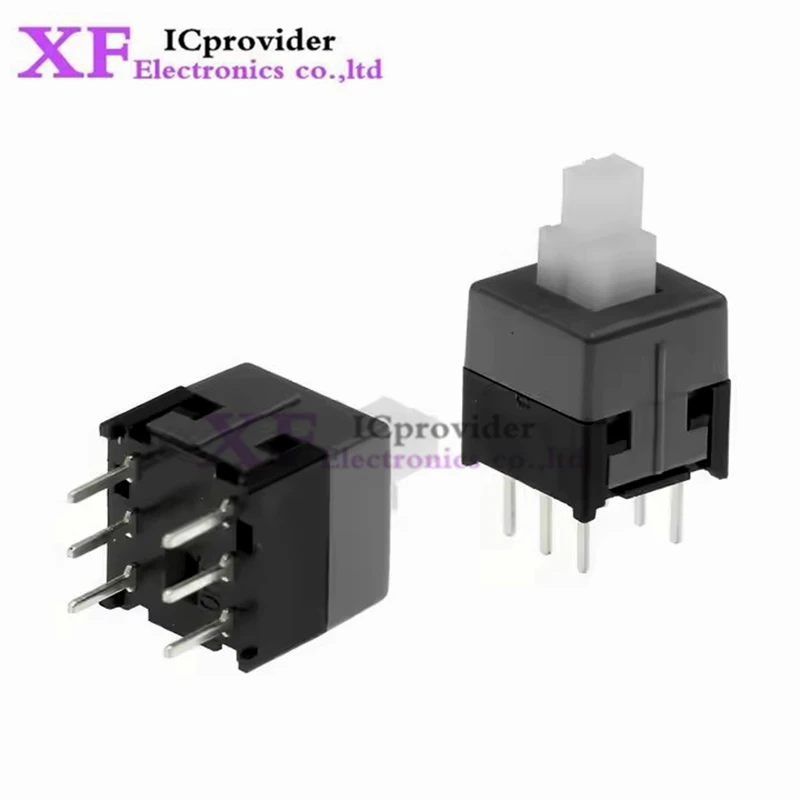 20PCS 8.5X8.5MM 8.5*8.5MM 8.5*8.5 Self-locking Switch DIP 6 Pins Tactile Pushbutton Key Switch Wholesale picture