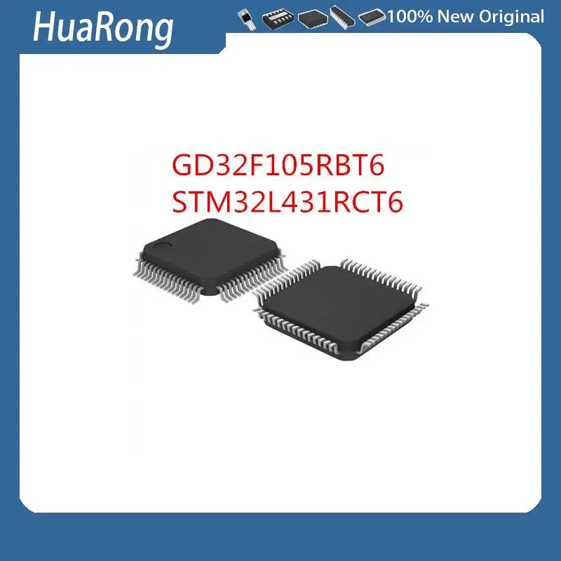 5Pcs/Lot  GD32F105RBT6   STM32L431RCT6  LQFP64