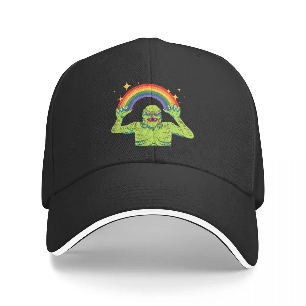 Creature from the Rainbow Lagoon Baseball Cap Trucker Cap Sun Hat For Children derby hat Luxury Woman Men's