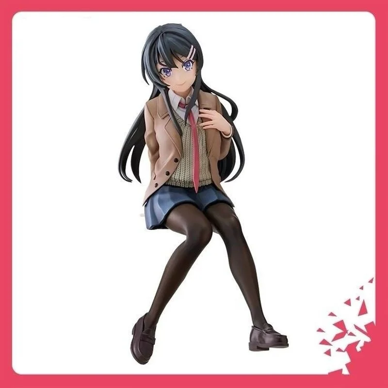 

Youthful Pig-Headed Boy Bunny Girl Senior Sakura Island Mai Uniform Dress Bunny Girl Beautiful Girl Figurine Pvc Model Toys Gift